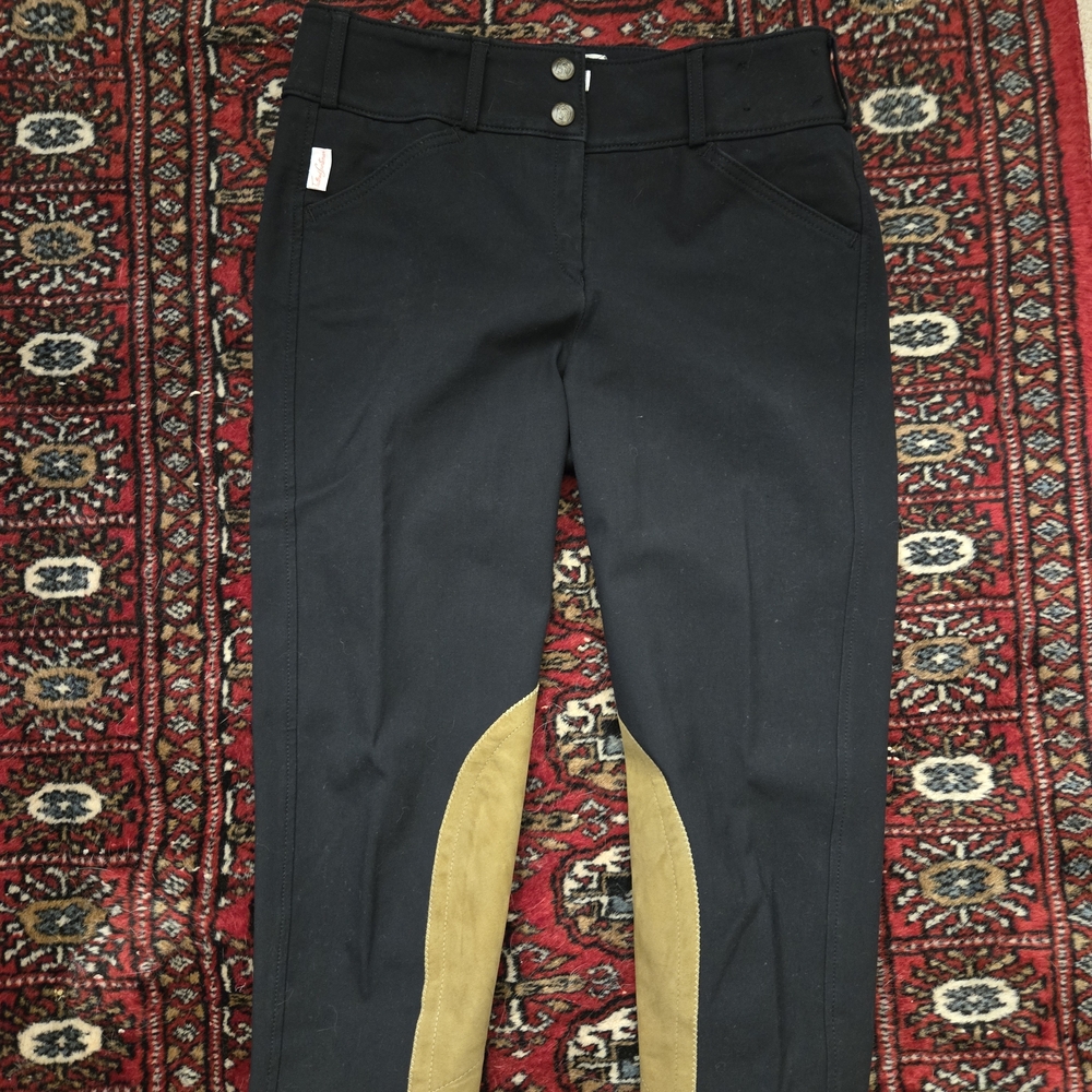 Tailored Sportsman Trophy Hunter Low Rise, Black/Tan- 26L